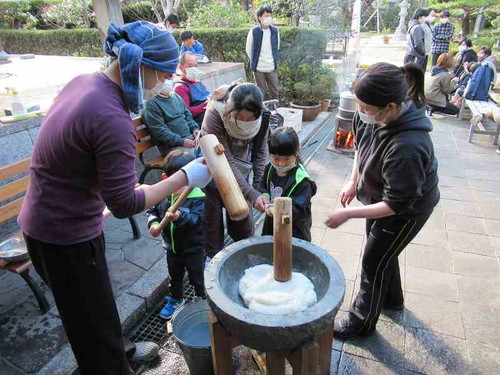 12月餅つき