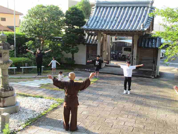 東正寺　2024ラジオ体操初日